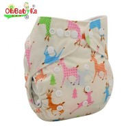 Non-Sticky Reusable  Baby Reusable Cloth Diaper