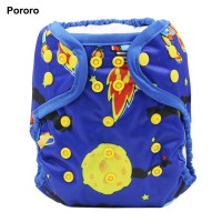 Pororo waterproof baby diaper cover washable pul fabric for baby diapers