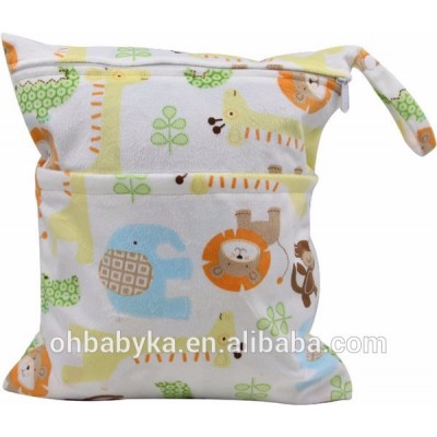 Ohbabyka washable minky printing diaper bag wholesale malaysia