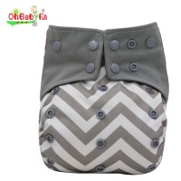 Ohbabyka diapers import colourful button snaps reusable baby cloth factory