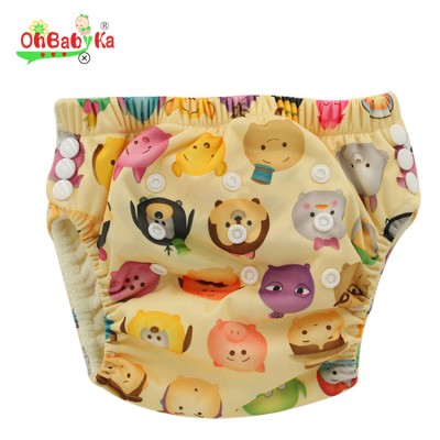 Ohbabyka 2017 organic training pants cute prints