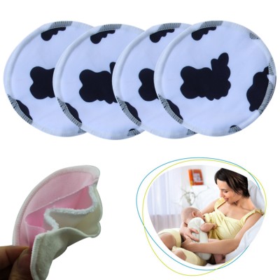 ohbabyka waterproof printed color breast pads washable reusable breastfeeding pad nursing pads