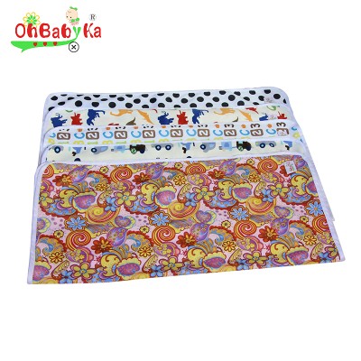 ohbabyka Soft Waterproof Baby Multi purpose baby nappy pad